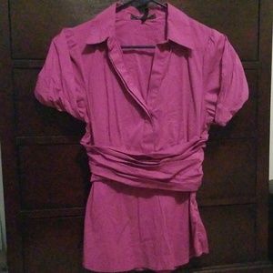 BCBG Max Azria Magenta blouse
